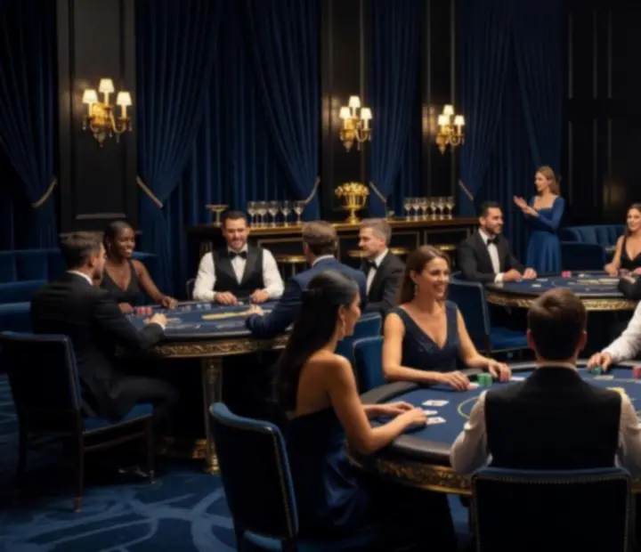 Atmosféra luxusního pokerového večírku Prehledix