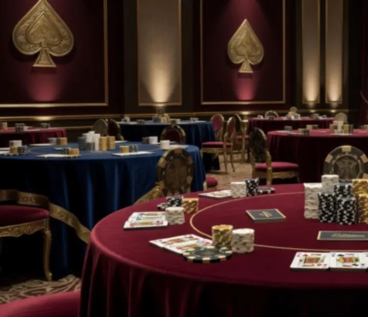 Elegantní prostředí a výzdoba pro pokerový event